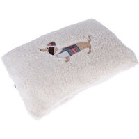 TIAKI Funny Winter Dog kudde - L 50 x B 30 cm
