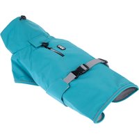 Manteau de pluie TIAKI Teal pour chien - longueur du dos : environ 60 cm