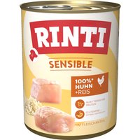 RINTI Sensible 6 x 800 g pour chien - poulet, riz