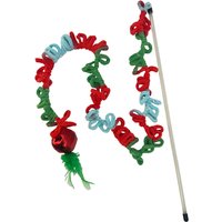 Jouet KONG Holiday Teaser Loopz pour chat – 1 canne à pêche