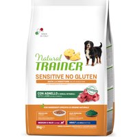 Trainer Natural Sensitive sans gluten adulte à l'agneau - 3 kg
