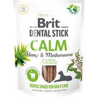 Brit Dental Stick Calm con Canapa & Cardiaca Snack cane - 251 g (7 pz)