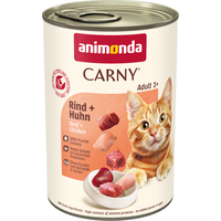animonda Carny Adult 6 x 400 g - Nötkött & kyckling