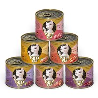 Lot économique : 24x200g adult Pate Mix III (6 variétés) Kitty Cat nourriture humide pour chat
