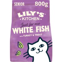 Lily's Kitchen Senior poisson blanc, dinde pour chat - 800 g