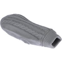 zooplus Basics pullover gris pour chien env 35 cm longueur du dos chien
