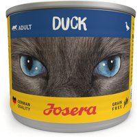 6x200g Josera Adult canard nourriture humide pour chat