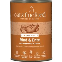 catz finefood 6 x 400 g - Nötkött & anka