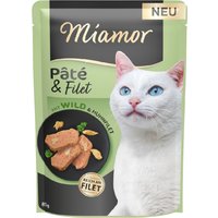 Miamor Paté & Filet 10 x 85 g - Med vilt