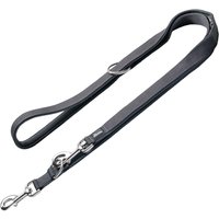 Laisse HUNTER Divo & Maldon, gris pour chien - L 200 cm, l 25 mm