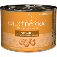 12x200g catz finefood Volaille Pâtée pour chat