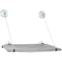 Hamac de fenêtre pour chat Karlie - L51,5 x l31 x H2,5 cm - Gris