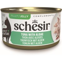 Schesir Complements i gelé i burk 6 x 70 g - Tonfisk med sjögräs