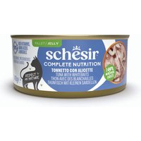 Schesir Complete Nutrition filé i gelé 6 x 140 g - Tonfisk med vit fisk