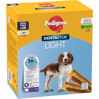 Pedigree Dentastix Light: Dental Chews för medelstora hundar (10 - 25 kg) - Multipack (56 st)