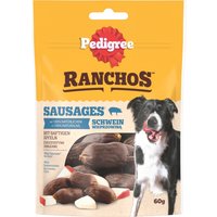 Pedigree Ranchos Salsichas - Pack económico: Carne de porco e maçã (7 x 60 g)