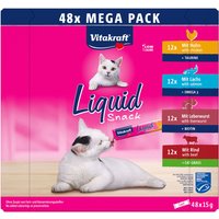 Vitakraft Cat Liquid-Snack Multipack - 48 x 15 g (mix II)