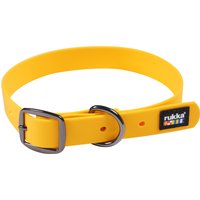 Rukka Biodipro halsband, gult - Storlek: M 35 - 45 cm halsomkrets, 25 mm brett