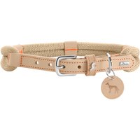 HUNTER halsband Malia, beige/natur - Storlek 60/M-L: 45 - 54 cm halsomkrets