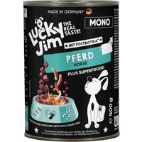 24x400g Lucky Jim Mono cheval pâté pour chien