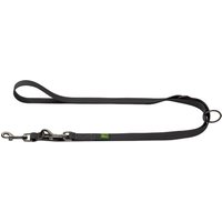 HUNTER justerbart koppel Havanna Mini, svart - 200 cm lång, 15 mm bred