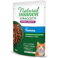 Natural Trainer Straccetti Adult Sterilised strips i sås 24 x 85 g - Tonfisk