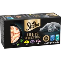 Sheba Filets 6 x 60 g - Mixpack II (3 sorter)