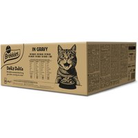 Brekkies Daily Delice Adult Cat 80 x 85 g - Mixpack i sås (4 sorter)
