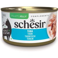 Voordeelverpakking Schesir complementen in gelei 24 x 70 g - Tonijn