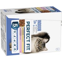 Perfect Fit Indoor 1+ - Mixpack: kyckling + lax (12 x 85 g)