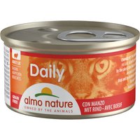 12x85g Almo Nature Daily mousse à l'agneau - Pâtée pour chat
