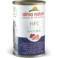24x140gthon, poulet, jambon Almo Nature HFC pour chat - Nourriture pour chat