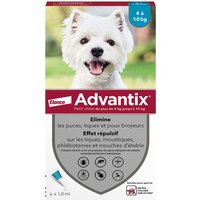6 pipettes Advantix pour petit chien entre 4 et 10 kg