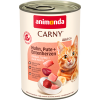 animonda Carny Adult 6 x 400 g Kyckling, kalkon & ankhjärtan