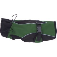 ca. 30 cm ruglengte - Hondenjas Softshell Groen — afbeelding 1