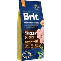 Brit Premium by Nature Junior M - 15 kg