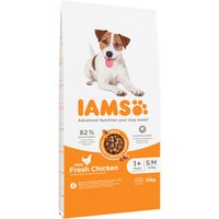 2x12kg Adult Small & Medium poulet IAMS - Croquettes pour Chien