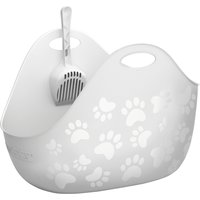 Caixa de areia Litter Genie® LitterBox para gatos - Branco