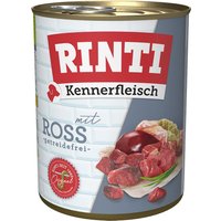 24x800g RINTI Kennerfleisch cheval Pâtée pour chien