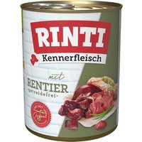 6x800g RINTI renne - Pâtée pour chien