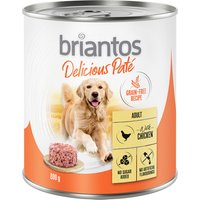 Briantos Delicious Paté 6 x 800 g pour chien - poulet
