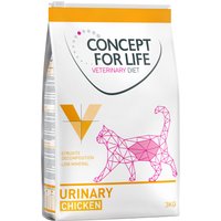 3kg Urinary Concept for Life VET - Croquettes pour chat