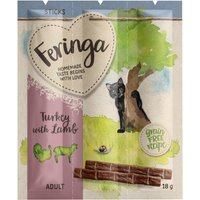 6g Feringa Bâtonnets dinde, agneau 3 bâtonnets de - Friandises pour chat