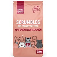 Scrumbles Dry Cat Food Adult Salmon 2.5kg - 10133663 - Animed