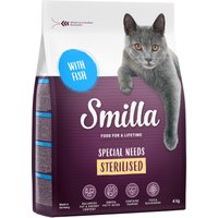 4kg Smilla Adult Sterilised poisson - Croquettes pour chat