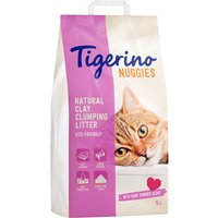Lot économique litière Tigerino Nuggies 2 x 14 L - Senteur talc