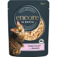 Encore Cat Pouch 16 x 70 g - Tonfisk med räkor