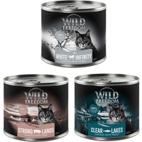 Wild Freedom Adult 12 x 200 g en latas - Pack Ahorro - Pack mixto: 2 x Trucha, 2 x Caballo, 2 x Cerdo