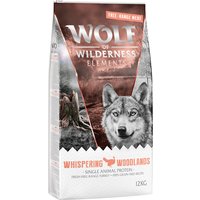 Lot Wolf of Wilderness "Elements" mono-protéine 2 x 12 kg - sans céréales - Whispering Woodlands - dinde élevée en liberté