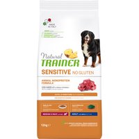12 kg de nourriture pour chien Natural Trainer Sensitive No Gluten Adult Med/Max Lamb